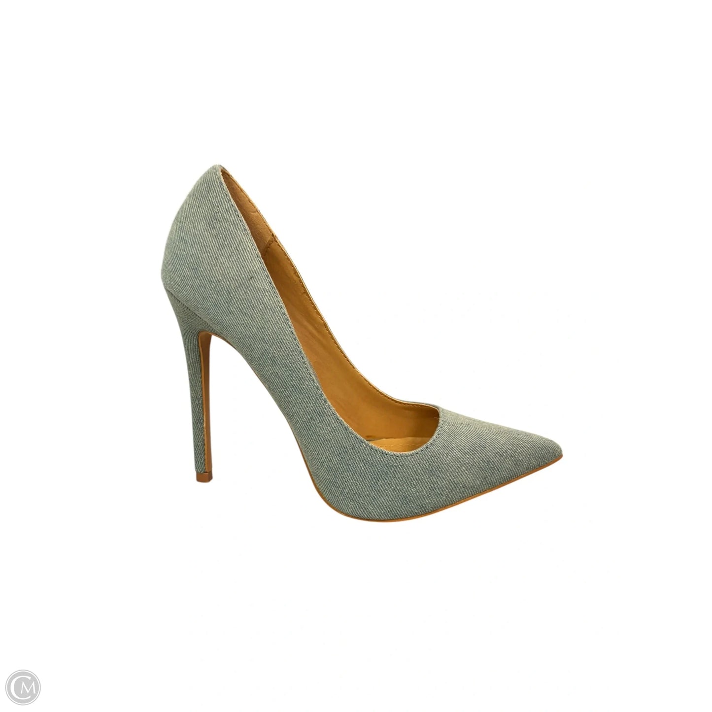 Shoes Heels Stiletto By Clothes Mentor In Blue Denim, Size: 7