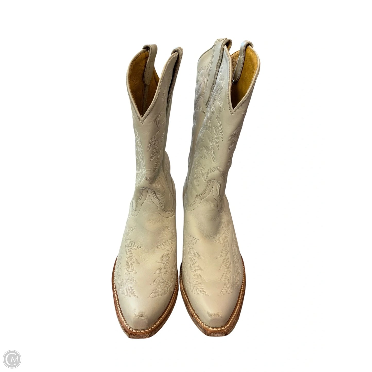 Boots Western By Clothes Mentor In White, Size: 9.5