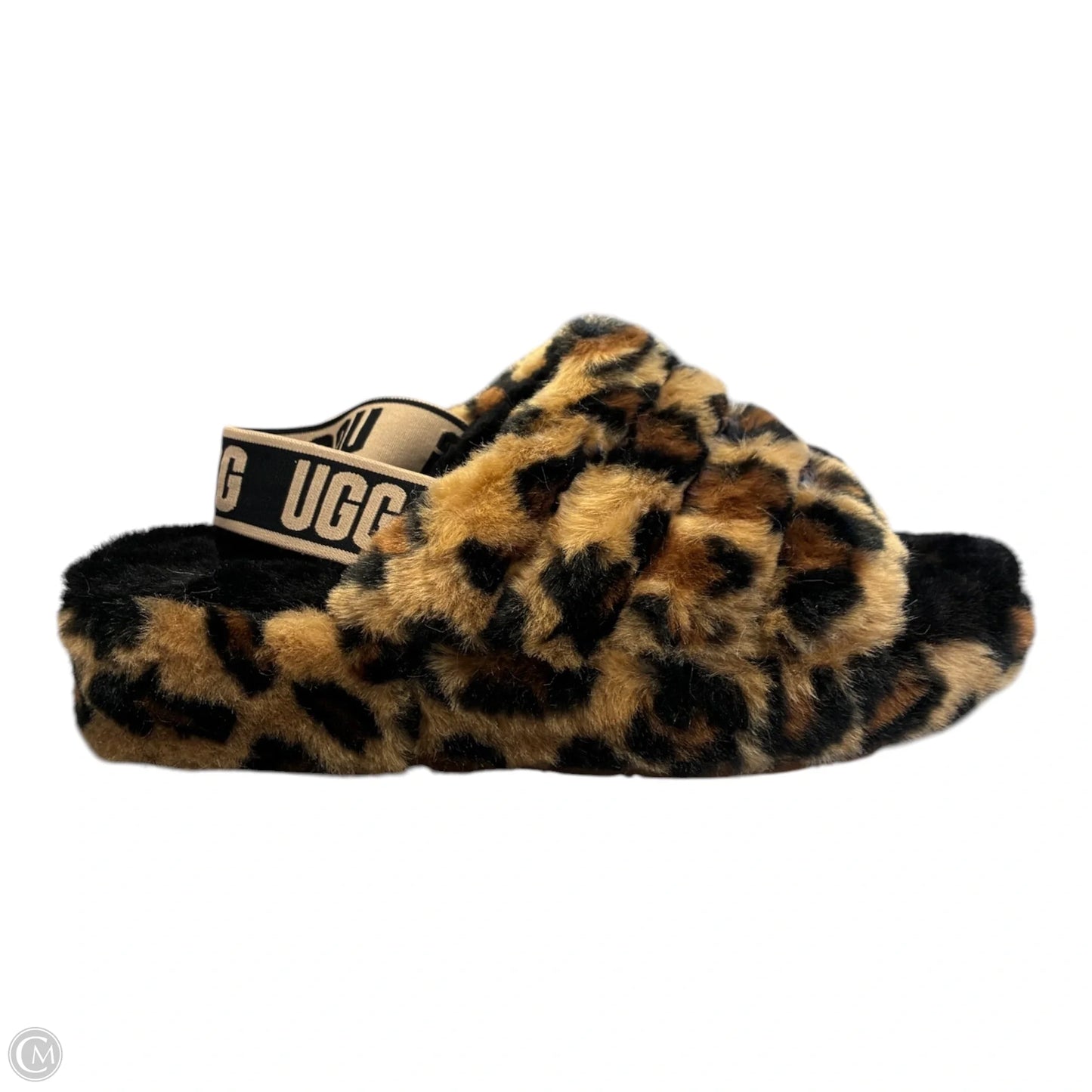 Slippers Designer By Ugg In Animal Print