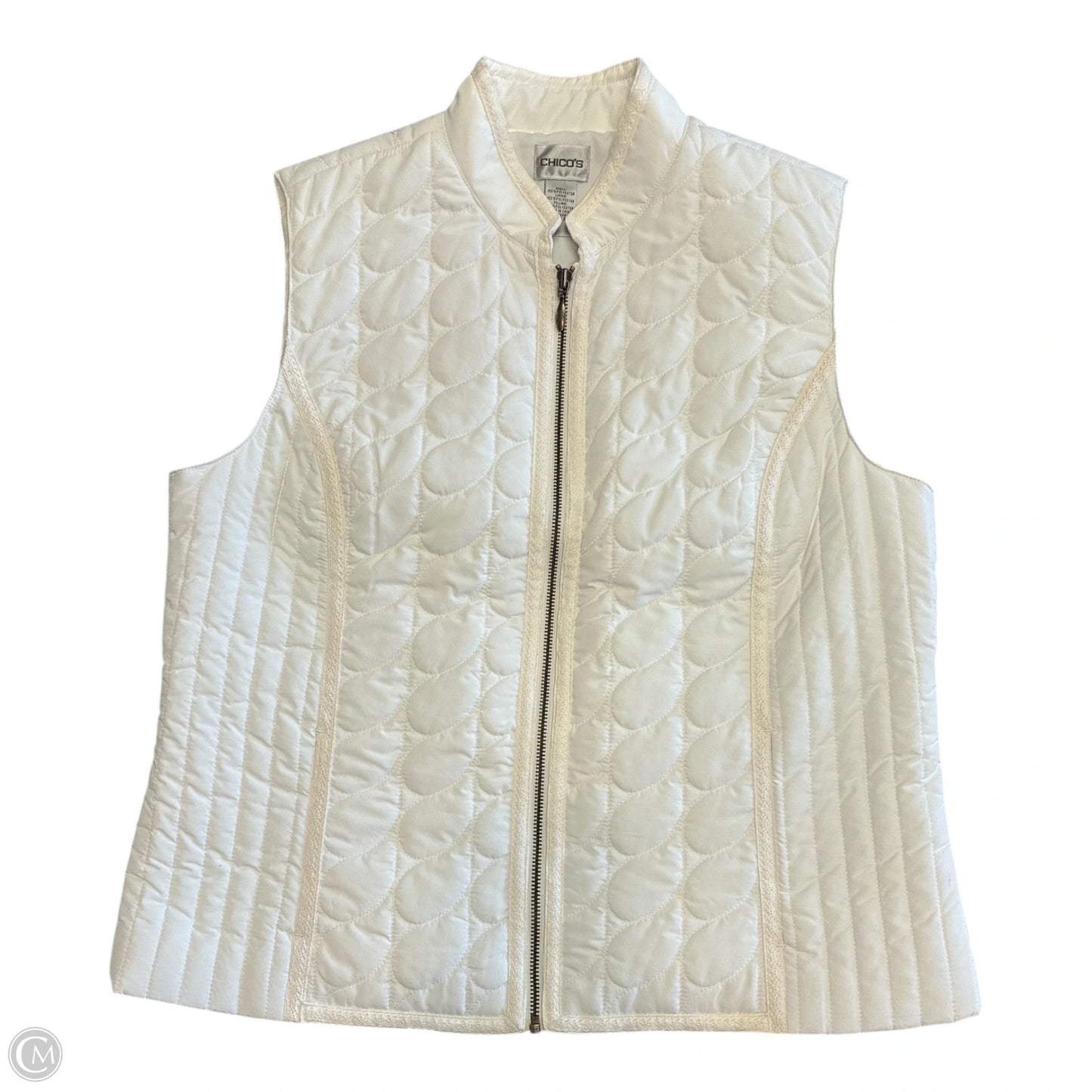 Vest Other By Chicos In White, Size: L