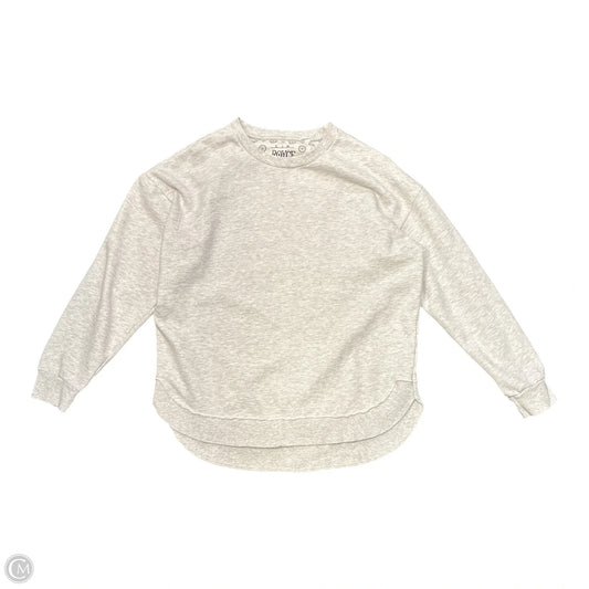 Sweatshirt Crewneck By Clothes Mentor In Grey, Size: L