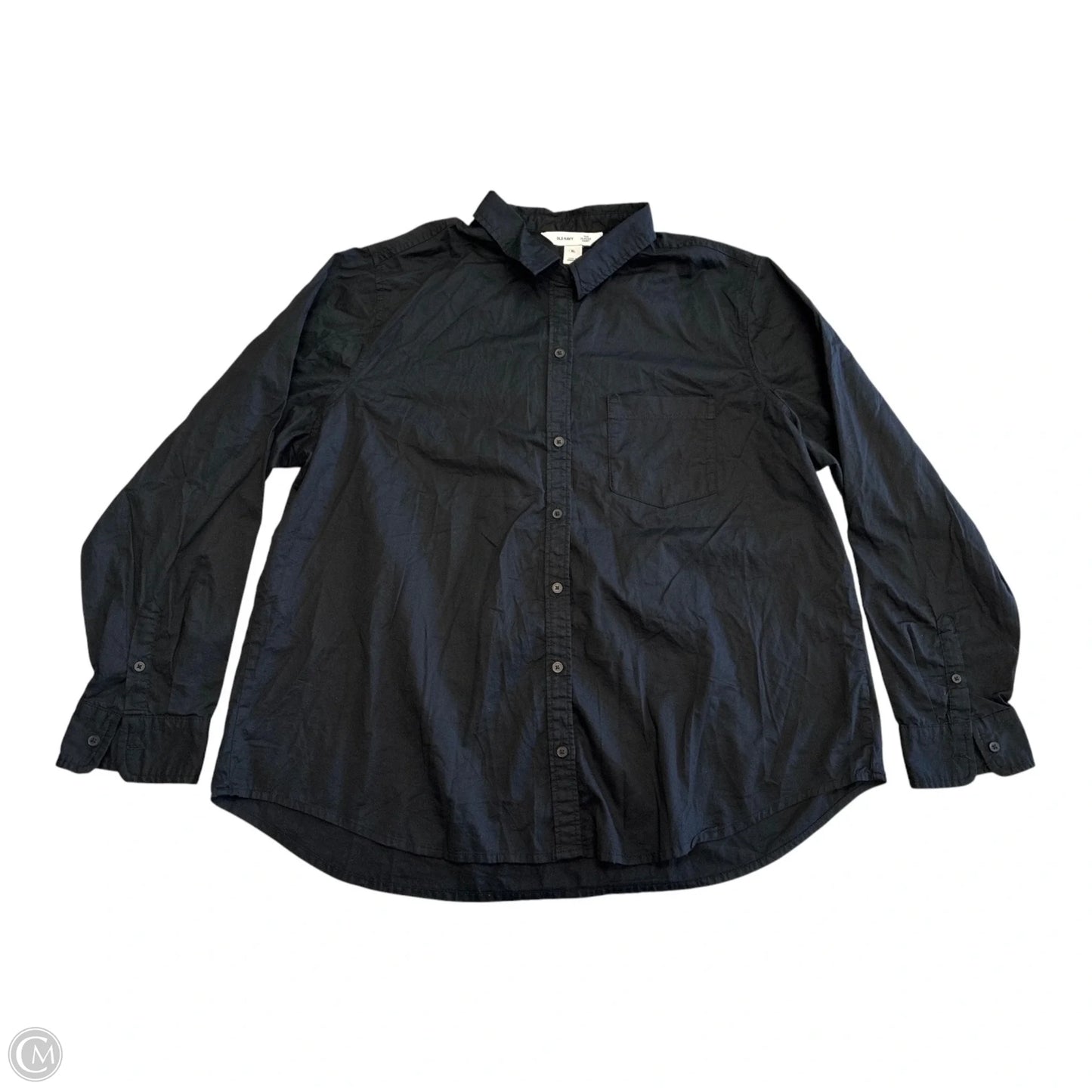 Top Long Sleeve Basic By Old Navy In Black, Size: Xl