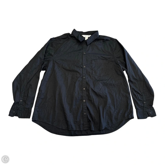 Top Long Sleeve Basic By Old Navy In Black, Size: Xl