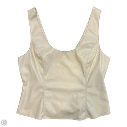 Top Sleeveless By Bagatelle In Ivory, Size: M
