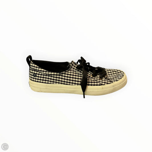 Shoes Sneakers By Sperry In Black & White, Size: 7.5