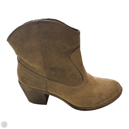 Boots Ankle Heels By Rocket Dogs In Brown, Size: 9