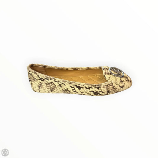 Shoes Flats By Michael By Michael Kors In Snakeskin Print, Size: 8