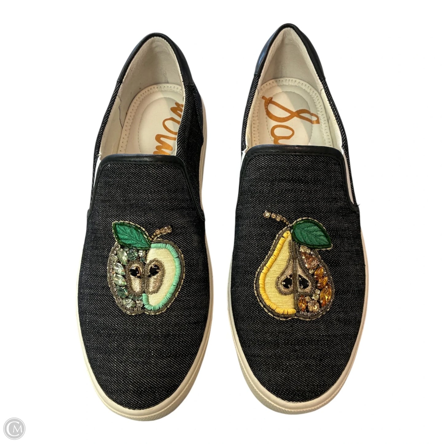 Shoes Sneakers By Sam Edelman In Black Denim, Size: 8.5