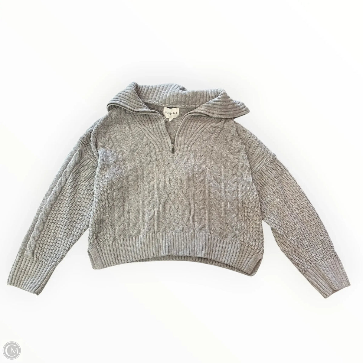 Sweater By Olive And Oak In Grey, Size: L