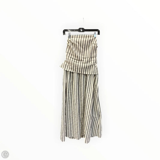 Dress Casual Maxi By Commense In Striped Pattern, Size: S