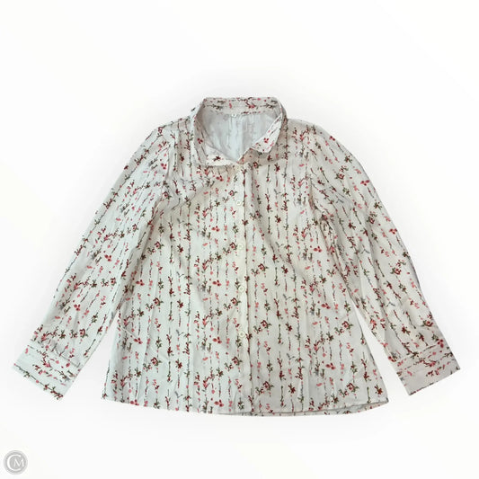 Blouse Long Sleeve By Cmf In Floral Print, Size: S