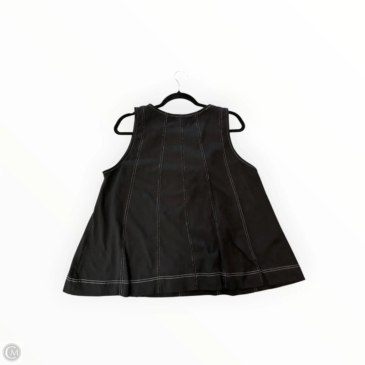Top Sleeveless By Cmf In Black, Size: Xl