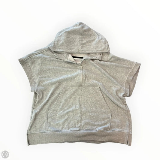 Athletic Sweatshirt Hoodie By Cme In Grey, Size: Xl