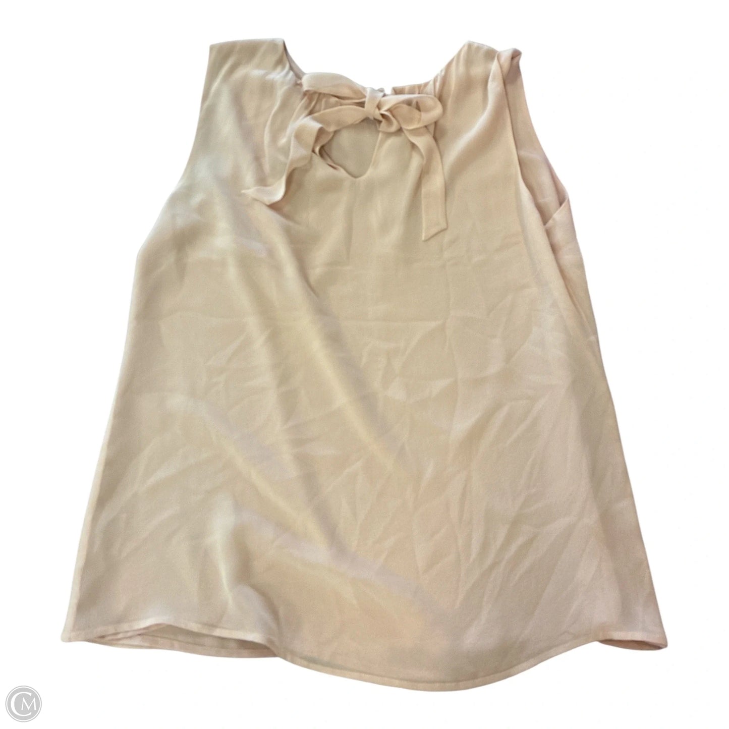 Top Sleeveless Designer By Tory Burch In Beige, Size: Xl