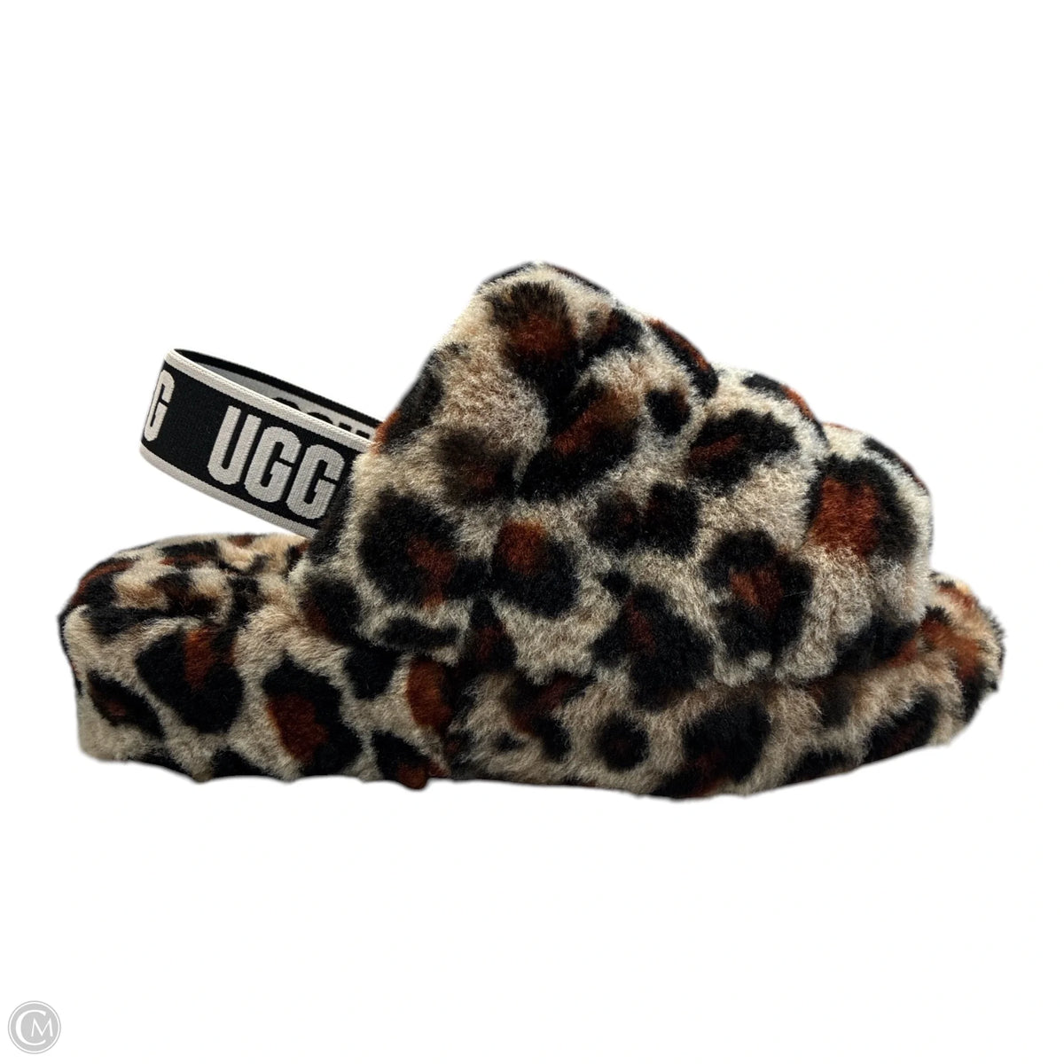Slippers Designer By Ugg In Animal Print