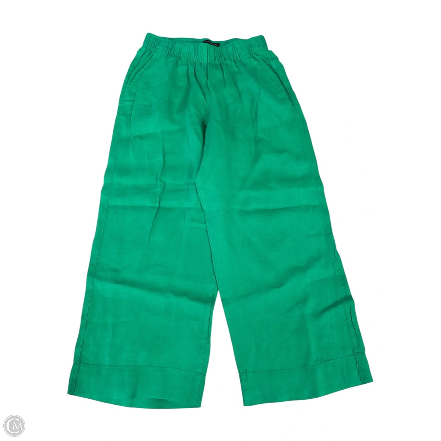 Pants Linen By Tahari In Green, Size: M