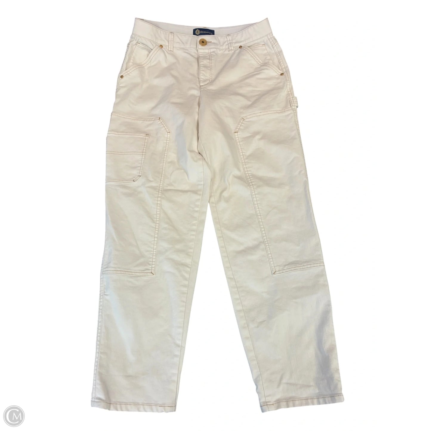 Jeans Straight By Democracy In White, Size: 16