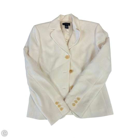 Blazer By Ann Taylor In Cream, Size: 2