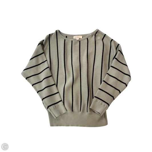 Sweater By Philosophy In Black & Green, Size: L