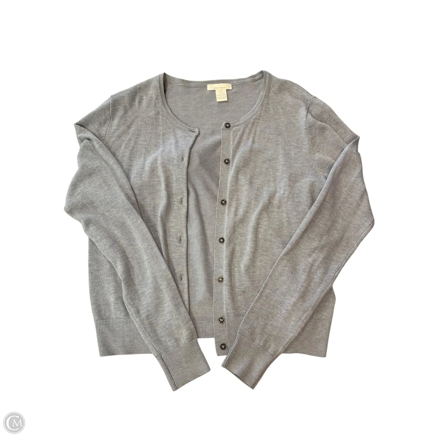 Sweater Cardigan By H&m In Blue, Size: S