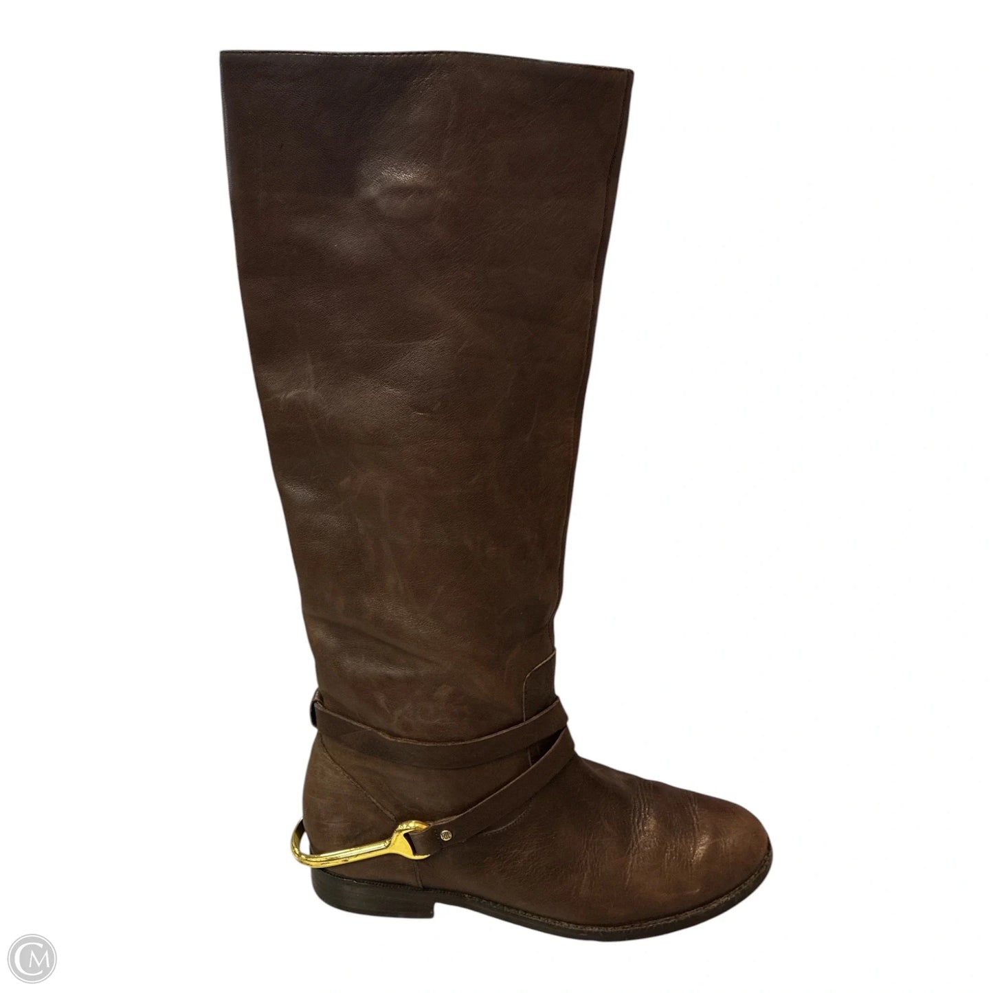 Boots Knee Flats By Lauren By Ralph Lauren In Brown, Size: 8