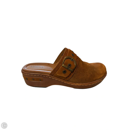 Shoes Heels Wedge By Born In Brown, Size: 8