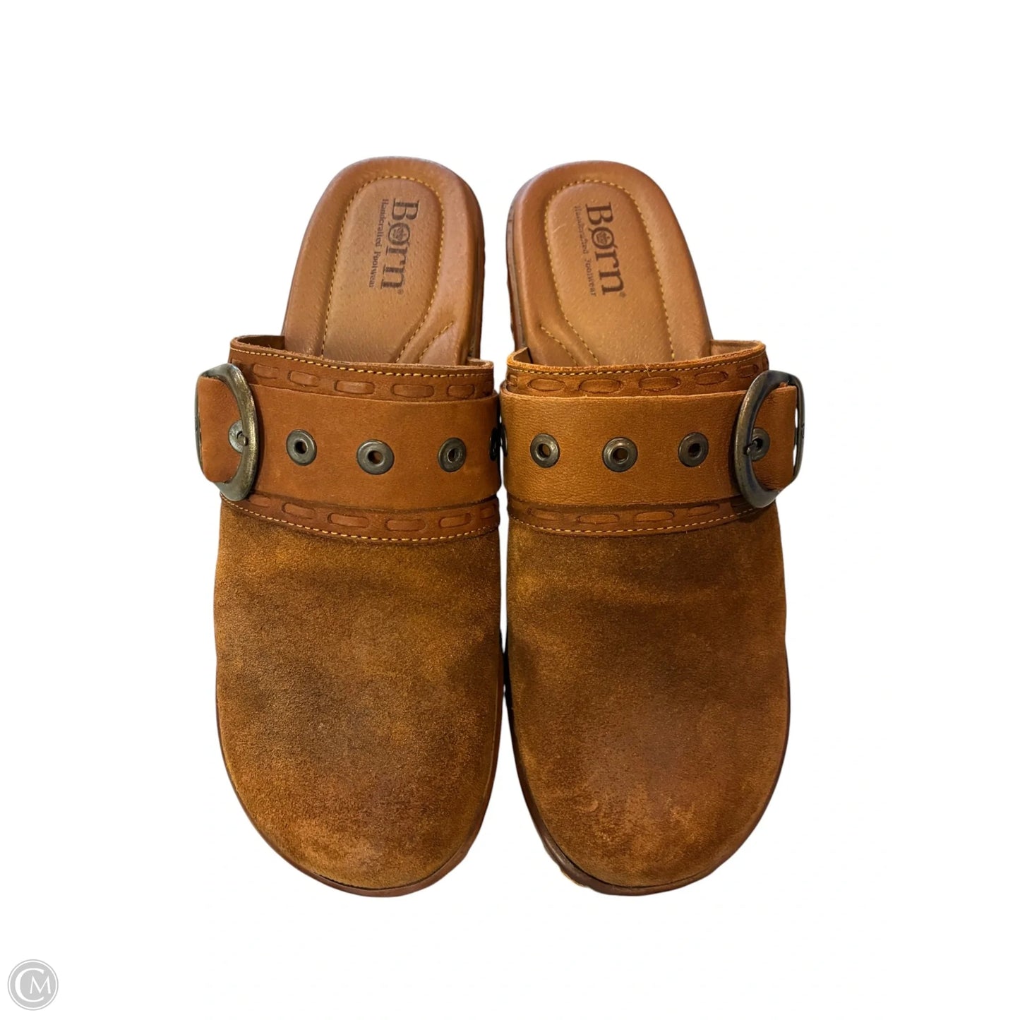 Shoes Heels Wedge By Born In Brown, Size: 8