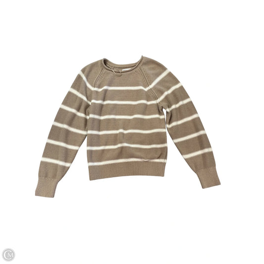 Sweater By Sonoma In Tan & White, Size: S