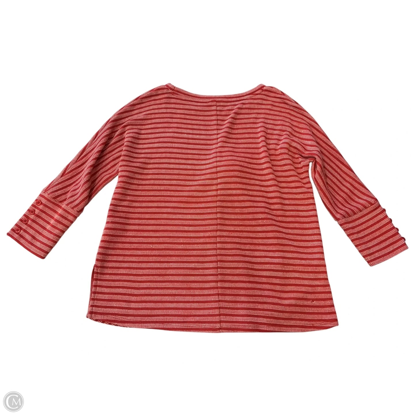 Top Long Sleeve By West Bound In Red, Size: M