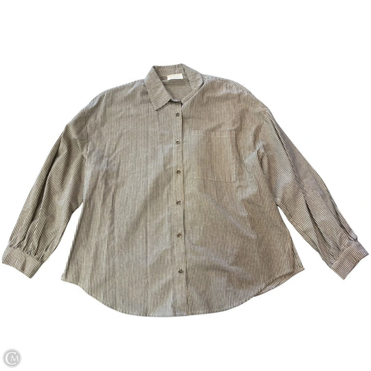 Top Long Sleeve By Andree By Unit In Striped Pattern, Size: S