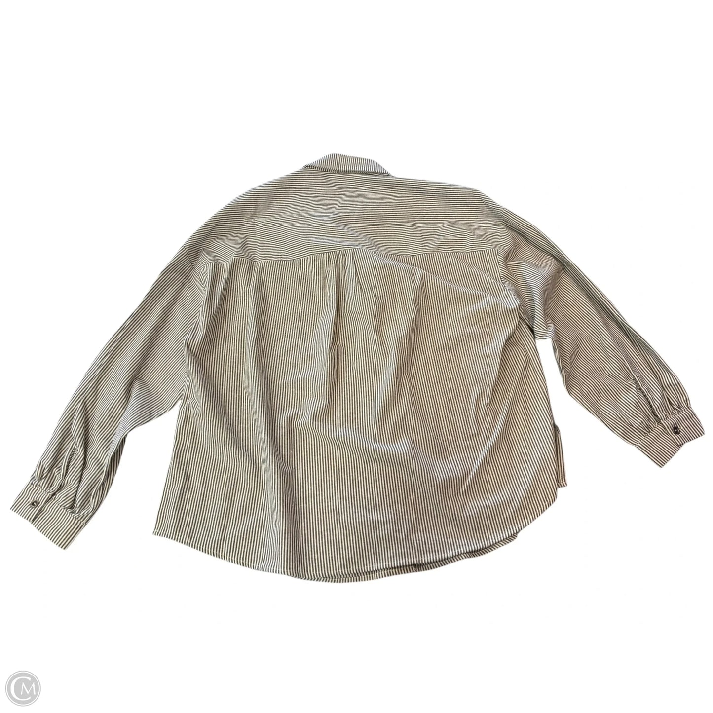 Top Long Sleeve By Andree By Unit In Striped Pattern, Size: S
