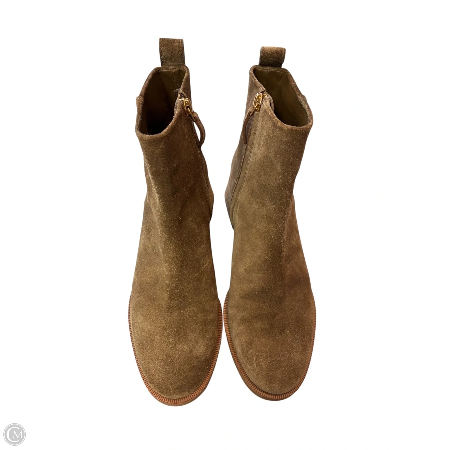Boots Designer By Tory Burch In Brown, Size: 6.5