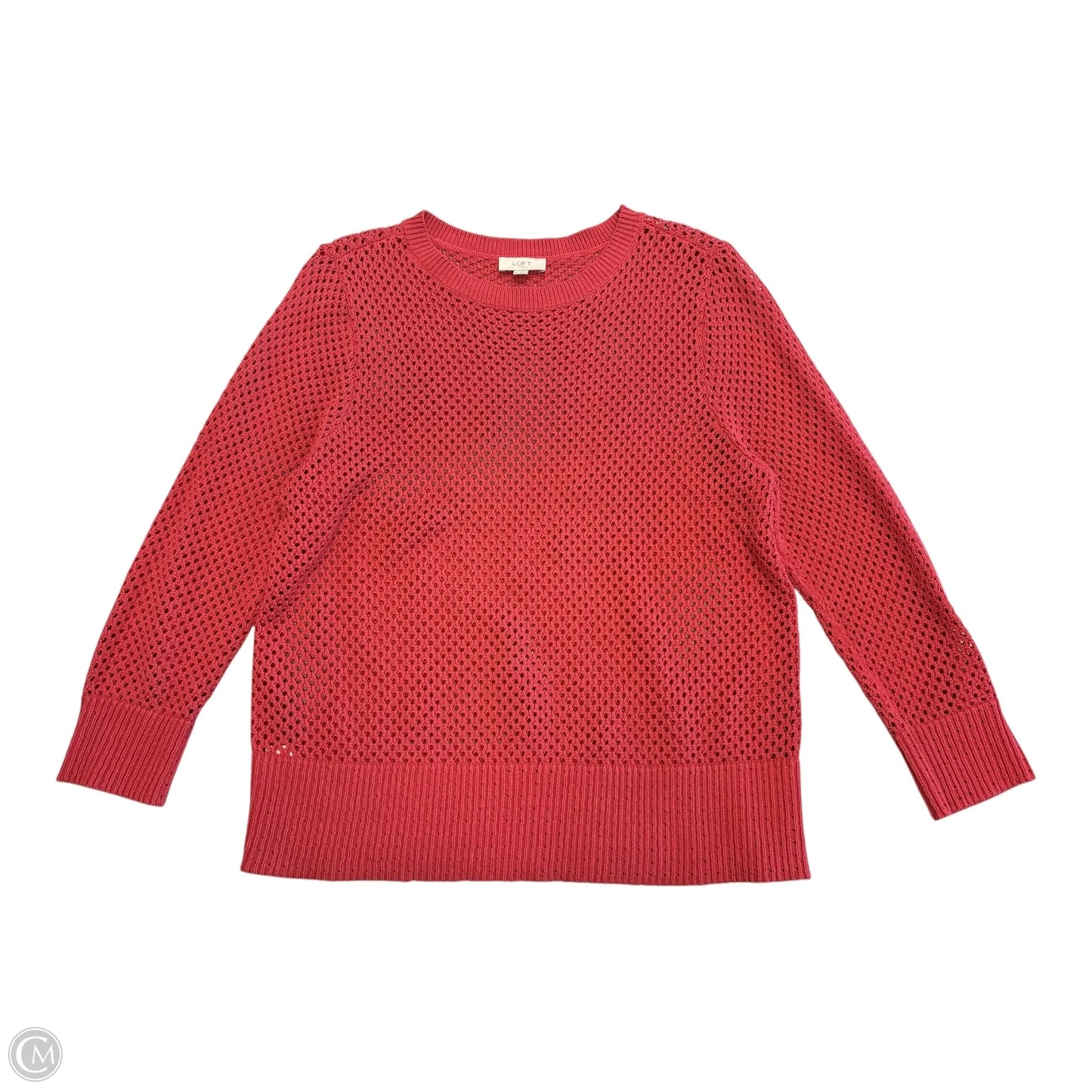 Sweater By Loft In Red, Size: Xl