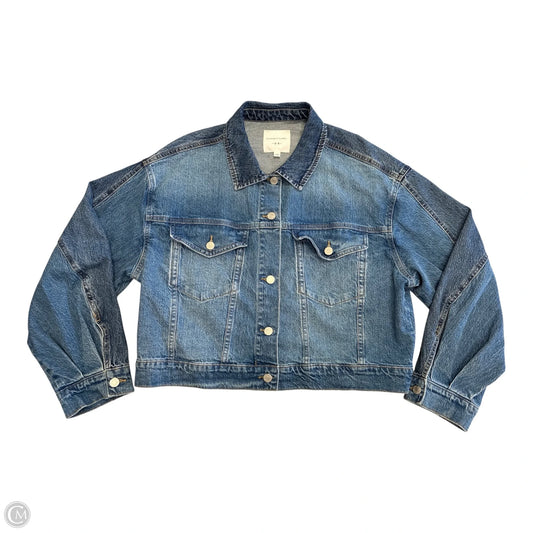 Jacket Denim By Habitual In Blue Denim, Size: L