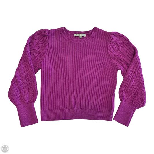 Sweater By Absolutely Famous In Purple, Size: L
