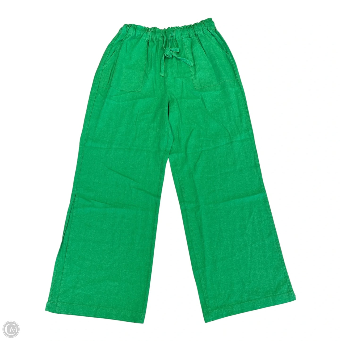 Pants Linen By Calligraphie In Green, Size: 8
