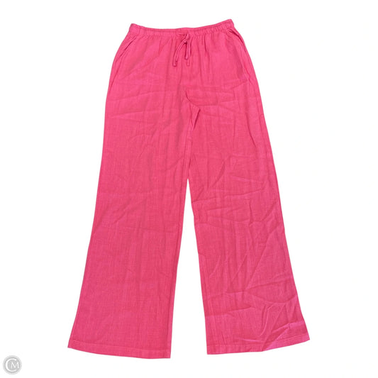 Pants Linen By Clothes Mentor In Pink, Size: 10