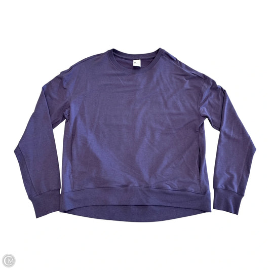 Athletic Sweatshirt Crewneck By All In Motion In Purple, Size: L