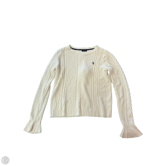 Sweater By Us Polo Assoc In Cream, Size: M