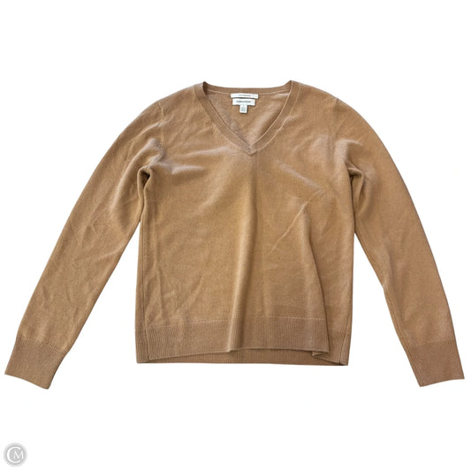 Top Long Sleeve Basic By Nordstrom In Tan, Size: S