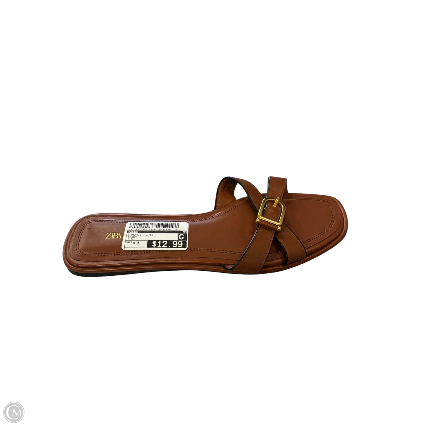 Sandals Flats By Zara In Brown, Size: 8.5