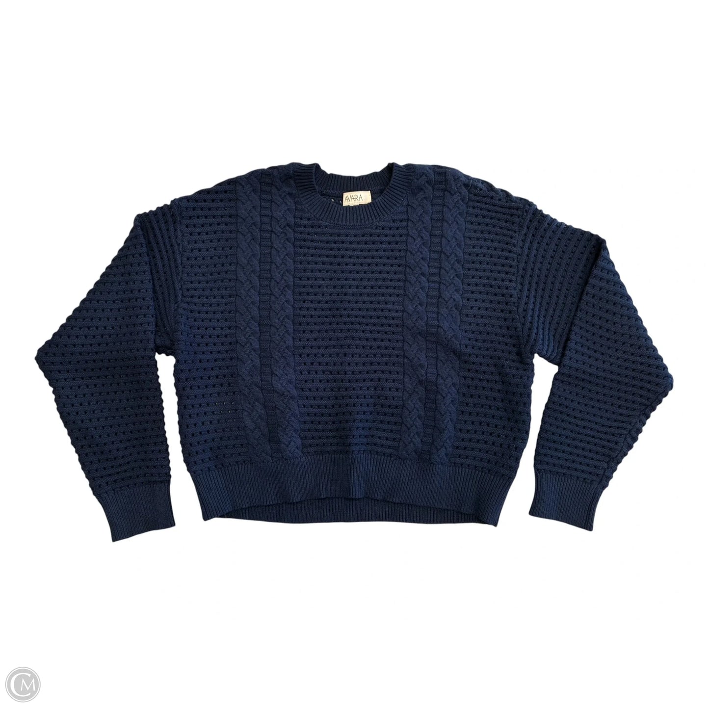 Sweater By Clothes Mentor In Navy, Size: S