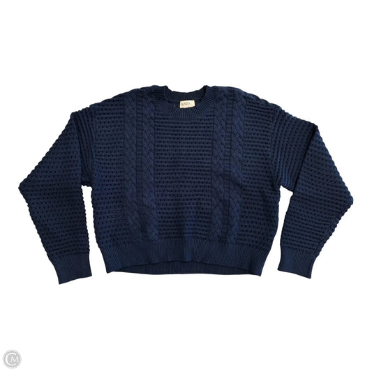 Sweater By Clothes Mentor In Navy, Size: S