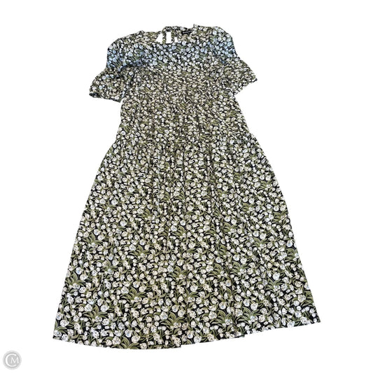 Dress Casual Maxi By En Saison In Floral Print, Size: Xl