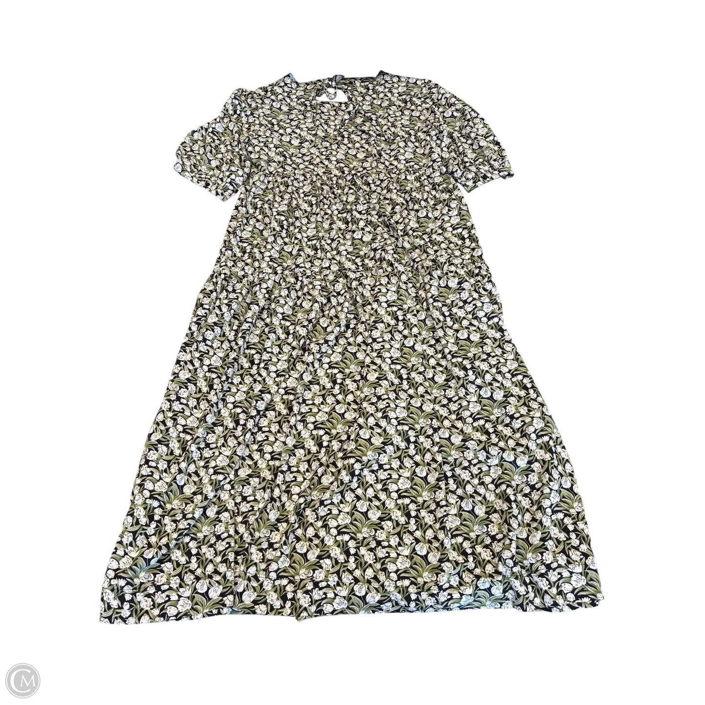 Dress Casual Maxi By En Saison In Floral Print, Size: Xl