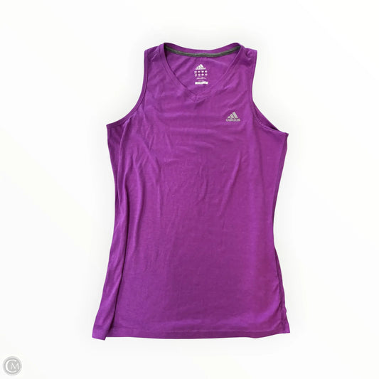 Athletic Tank Top By Adidas In Purple, Size: M