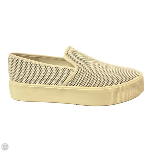 Shoes Sneakers By Vince In Cream, Size: 7.5